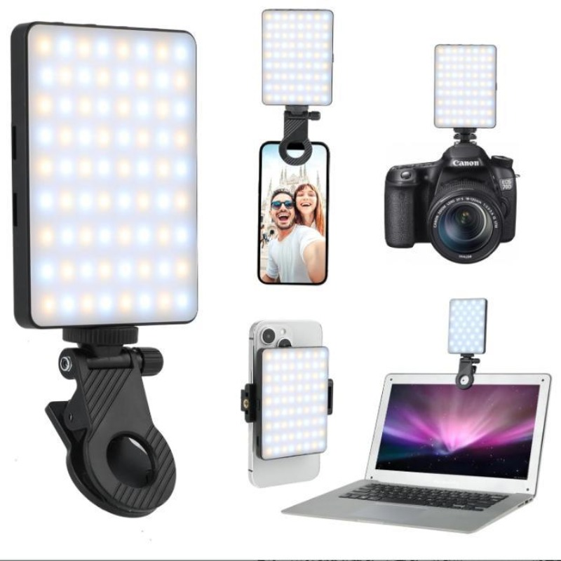 Lighting Visual - 1pc Rechargeable LED Selfie Light,3 Modes