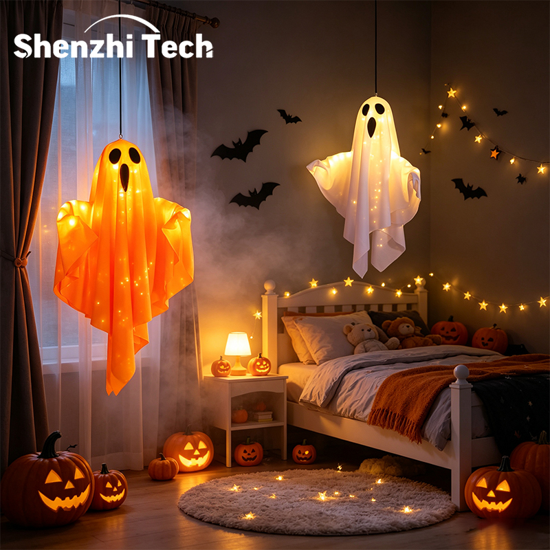 Halloween Hanging Light Up Gho - огляд і ціна Up Lighting Decor