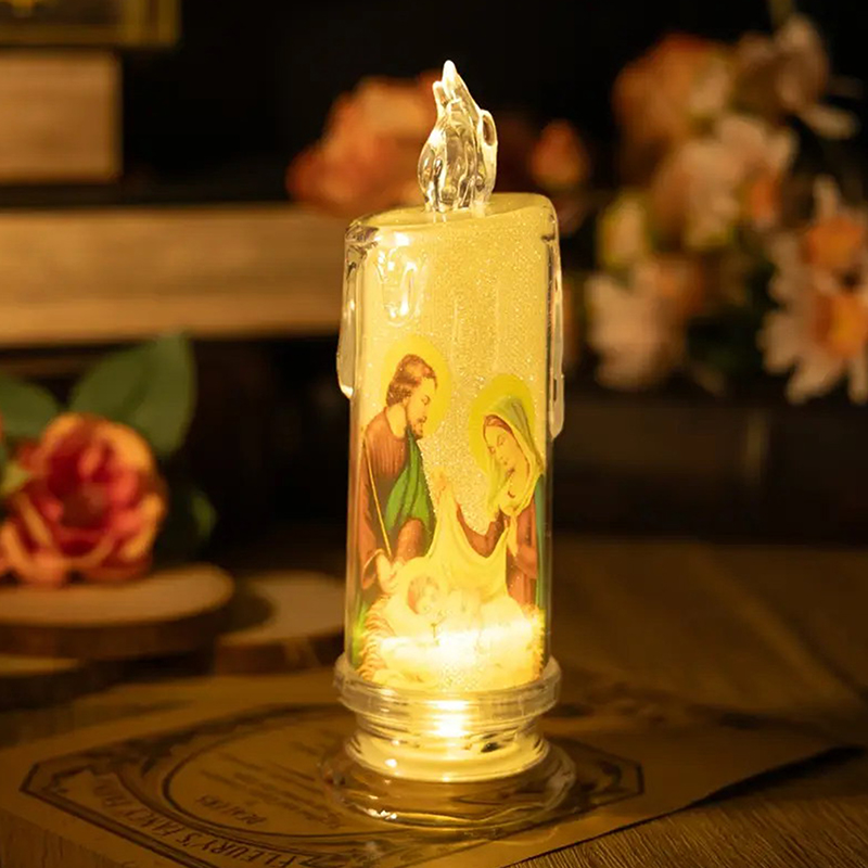 Jesus Virgin Christ LED Candle - огляд і ціна Lighting Decoration Ideas